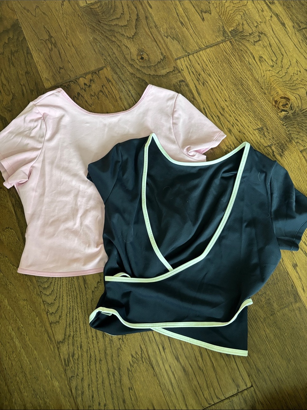 GAPFIT Smooth Reversible Wrap Crop Top — Set of 2